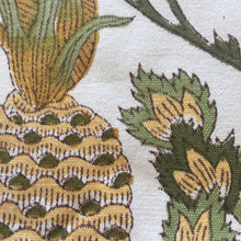Load image into Gallery viewer, Woodblock Pineapple Print on Canvas
