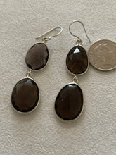 Load image into Gallery viewer, Smoky Quartz Earrings

