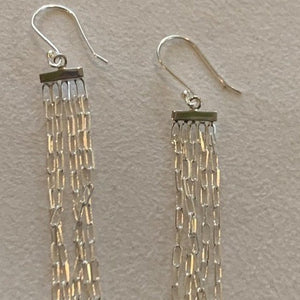 Silver Chain earrings